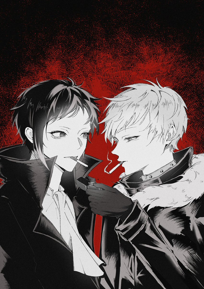 figawwa's tweet photo. 포맢 아쿠아츠
#文スト #BSD #芥敦 https://t.co/DtDPL9jEMk