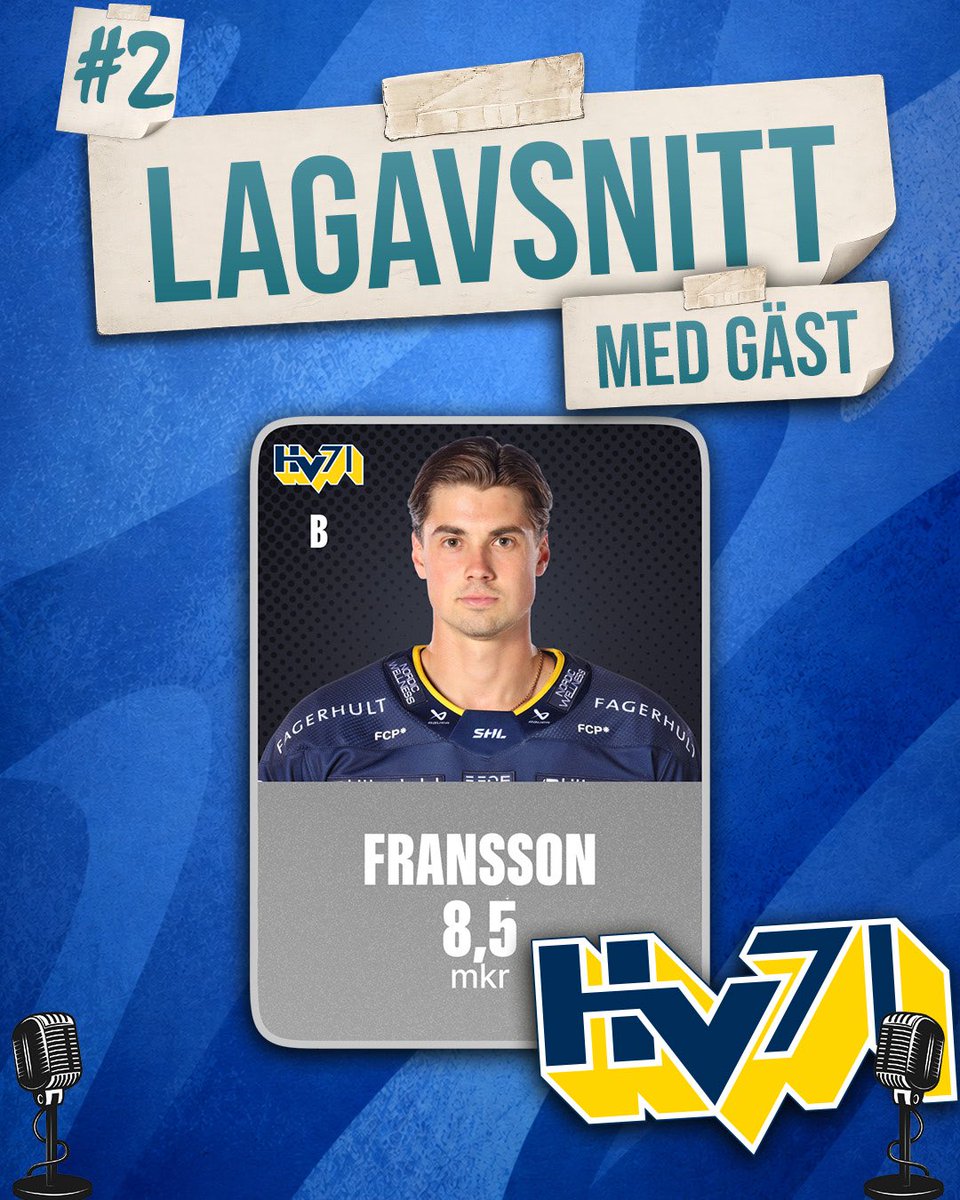 Toppalaget's tweet photo. Då drar vi igång lagavsnitten! 🏒

Först ut är HV71💙💛

I den här serien av lagavsnitt går vi igenom ett lag i taget, reagerar på spelarnas priser och avslutar med att Toppa Laget.

Se avsnittet här:
https://t.co/8D8LsYp5Jp https://t.co/D8yCDn1qcr
