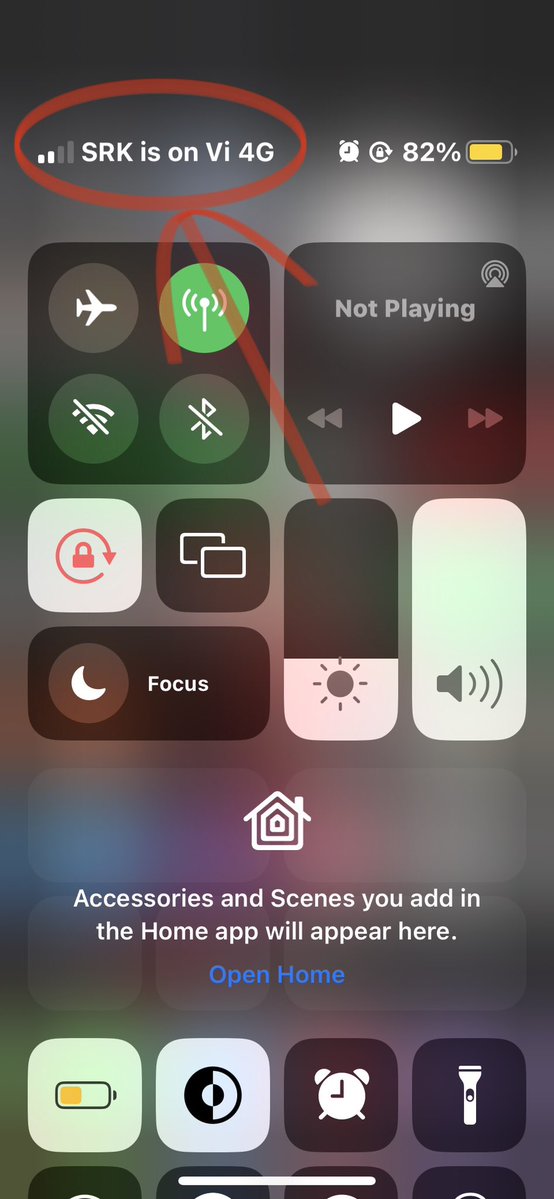 BITBOI419's tweet photo. @ViCustomerCare This is extremely uncomfortable and inappropriate. My iPhone is displaying the network name “SRK is on Vi 4G” instead of the normal Vi network name. I have not requested or authorized this wording.
Please explain why this is being displayed and remove/change this. https://t.co/21ZbdXmiFl