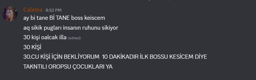 MurathanOzlu's tweet photo. Buradayken bi 2 dakika girip boss keseyim dedim pug ile, iğrenç sıkıcı ya pug ile raid yapmak. Zor da değil sıkıcı aq https://t.co/i4WwZ27e5c