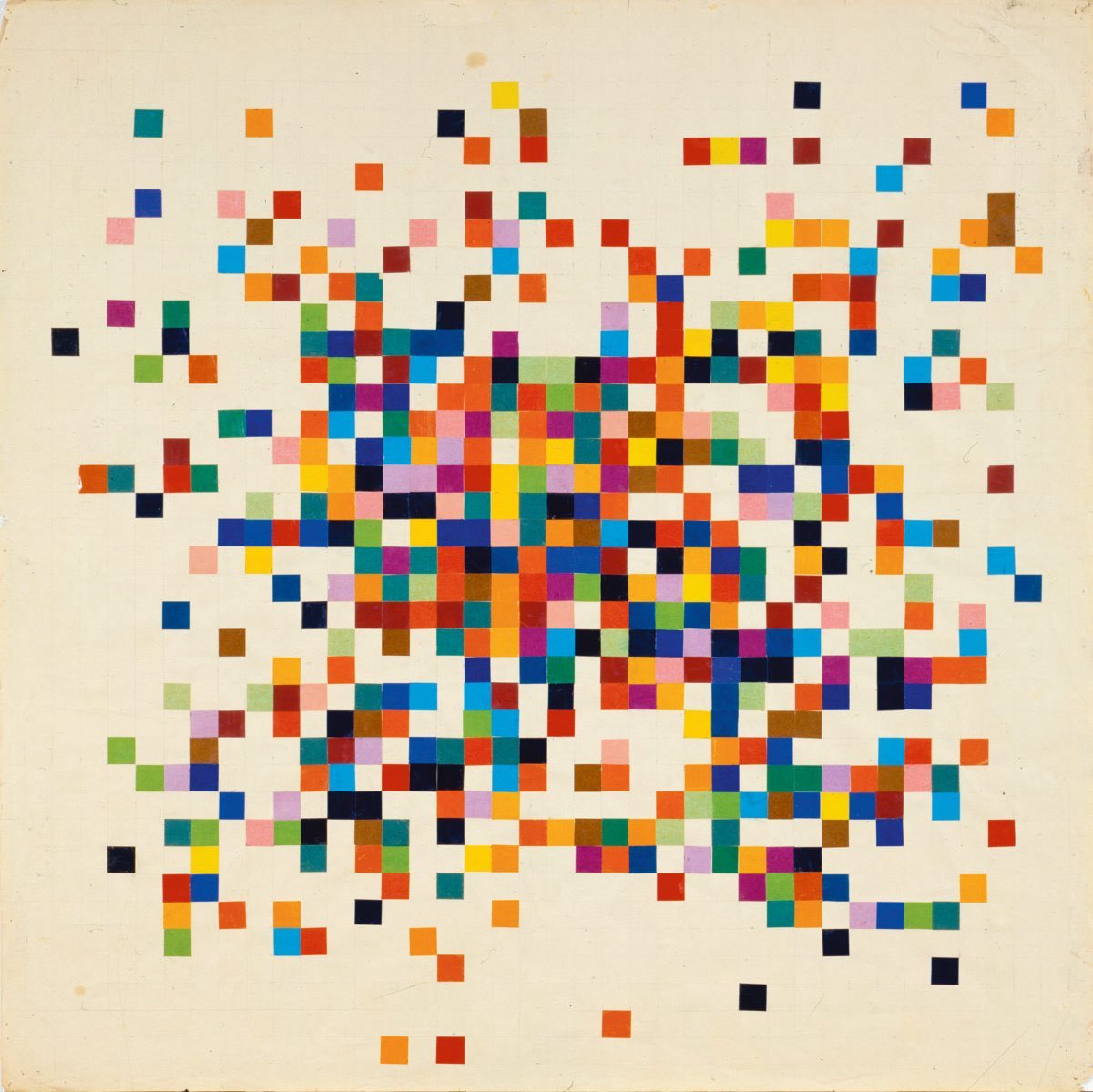MeditateColor's tweet photo. Ellsworth Kelly, Spectrum Colors Arranged by Chance III. 1951.

Collage on paper. https://t.co/aqJNXaVJK0