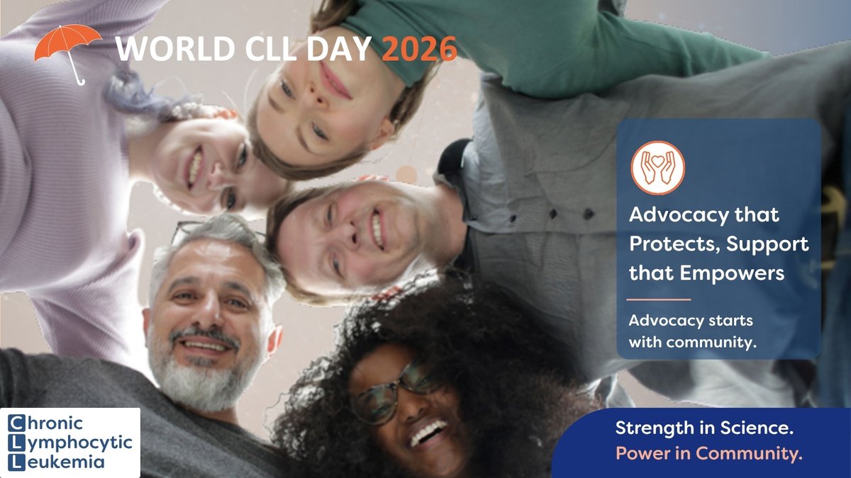 CLLAdvocates's tweet photo. Today is World CLL Day!π π‘οΈ Advocacy protects, support empowers. Join #WCLLD26: https://t.co/2gbyZjdN5d #CLL #Advocacy #Support #StrengthInScience #PowerInCommunity https://t.co/GNeCXQ7Hey