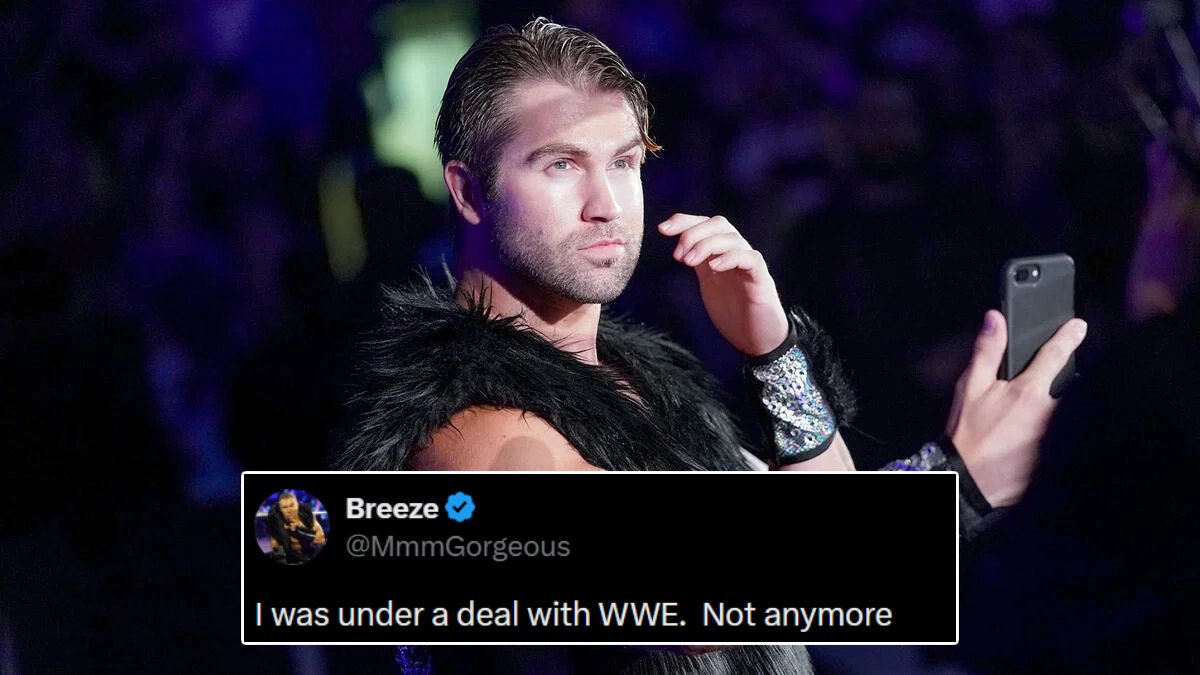 WrestleTalk_TV's tweet photo. Tyler Breeze confirms he is no longer under a deal with WWE

"I was under a deal with WWE. Not anymore"