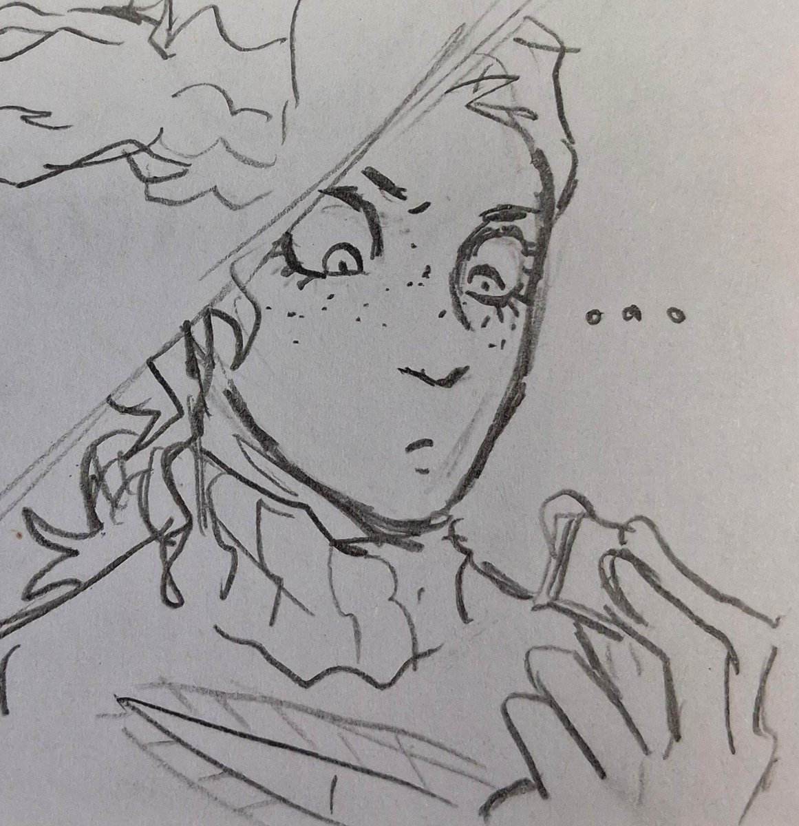 Manz4nill4's tweet photo. Muy fan d estos doodles que hice en clases para un cómic (no lo voy a subir todo porq q vergüenza💔) https://t.co/yOh7mrtz12