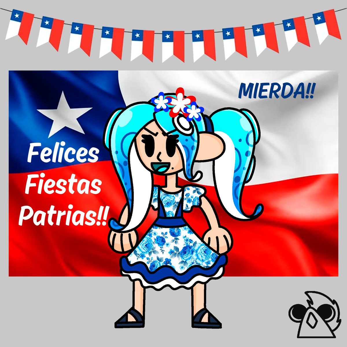 IsiDraws_'s tweet photo. YA ES SEPTIEMBRE MIERDA!!! TODOS LOS CHILENOS A REUNIRSE PA COMER EMPANADA HASTA REVENTAR!!! ✨🇨🇱✨❤️🤍💙 https://t.co/vwEie9f20A