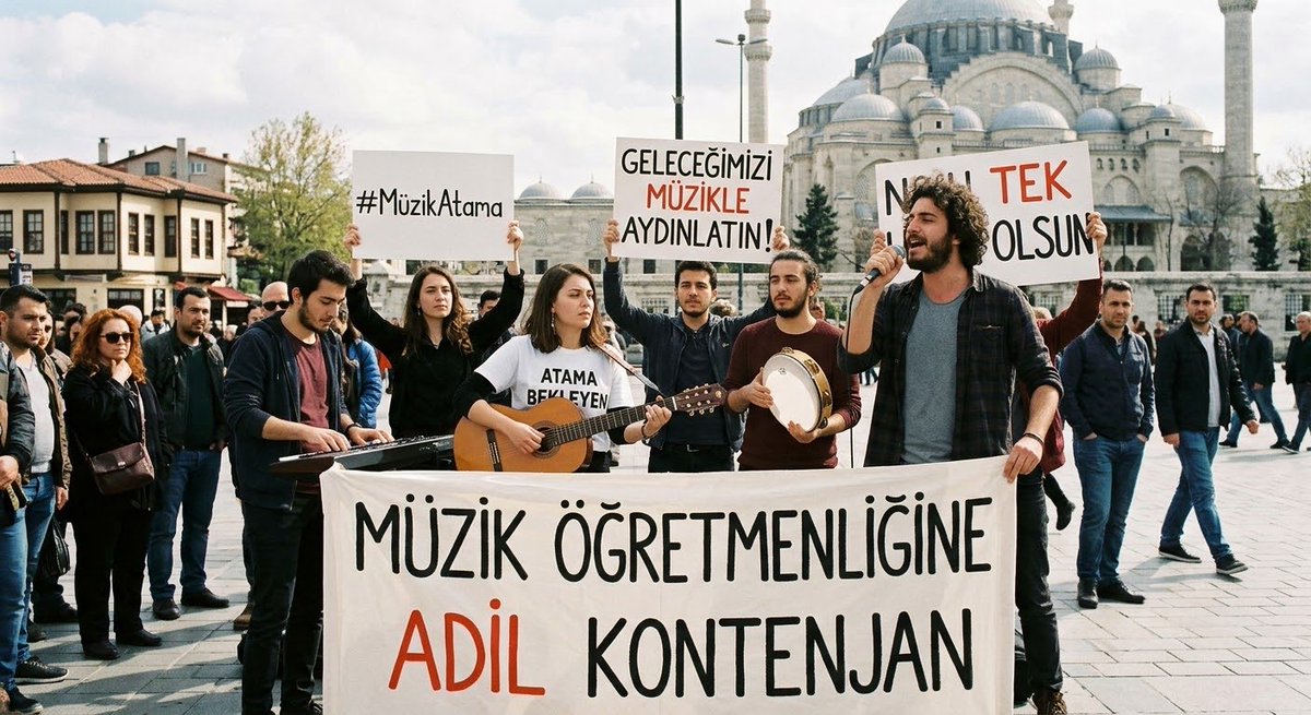 muh1tar's tweet photo. @esraguullll Müzik öğretmenleri de adil kontenjanı hak ediyor. AGS’de müziğin hakkı verilsin.

@RTErdogan @Yusuf__Tekin @memetsimsek @oktay_saral @TalipGeylan06 @edipuzen #AGSMüziğeAdilKontenjan https://t.co/vPqrevzEpk