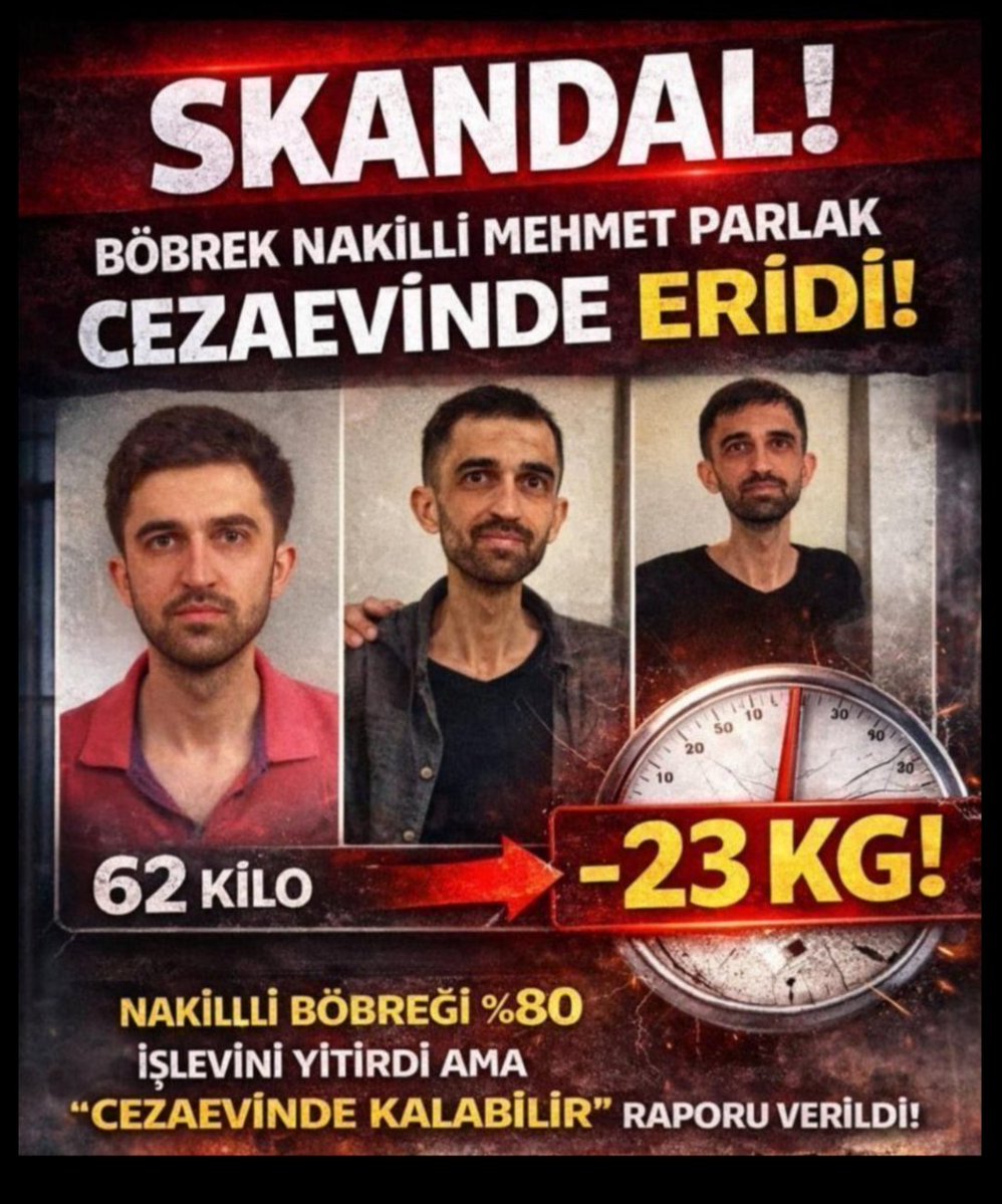 cezaevihaber's tweet photo. KHK'lı zabit katibi Mehmet Parlak Sincan Cezaevi'nde TUTUKLU hasta bir mahpus.

 Denetimli serbestlik hakkı verilmesine rağmen verilemiyor. 

KHK ile hem işinden hem sağlığından oldu. 

KıyımHükmünde Kararname https://t.co/T80yOoBCxr