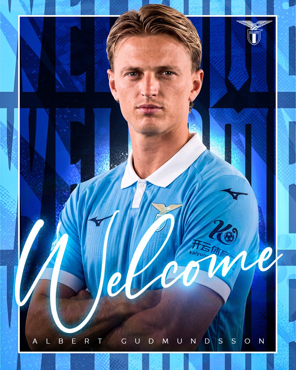 OfficialSSLazio's tweet photo. Benvenuto, Albert 🇮🇸 https://t.co/r3UhIePgvO