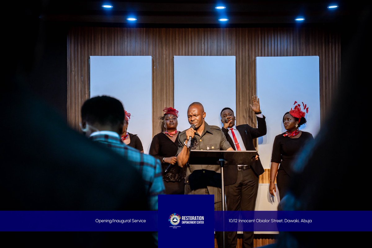 rccglscrec's tweet photo. Pst. Aminu, Lead Pastor of LSC Abuja, The Emerging Generation, graced the altar during our inaugural service at LSC REC.

It was a powerful moment as he spoke into this new chapter we are stepping into.

#RCCG #LSCDawaki #LSCREC #Dawaki #AbujaChurch https://t.co/JURCuTdLI5