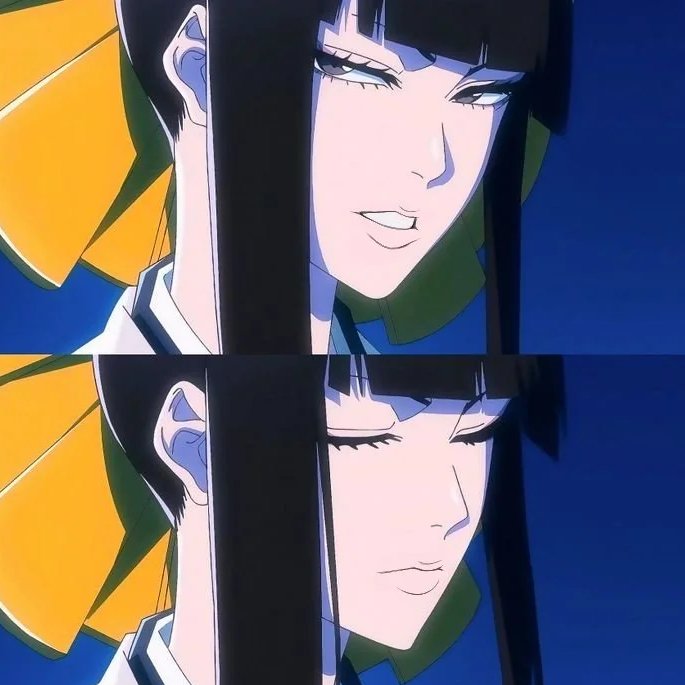 Retro_Bleach1's tweet photo. Senjumaru without her makeup https://t.co/87g6M9sUSv