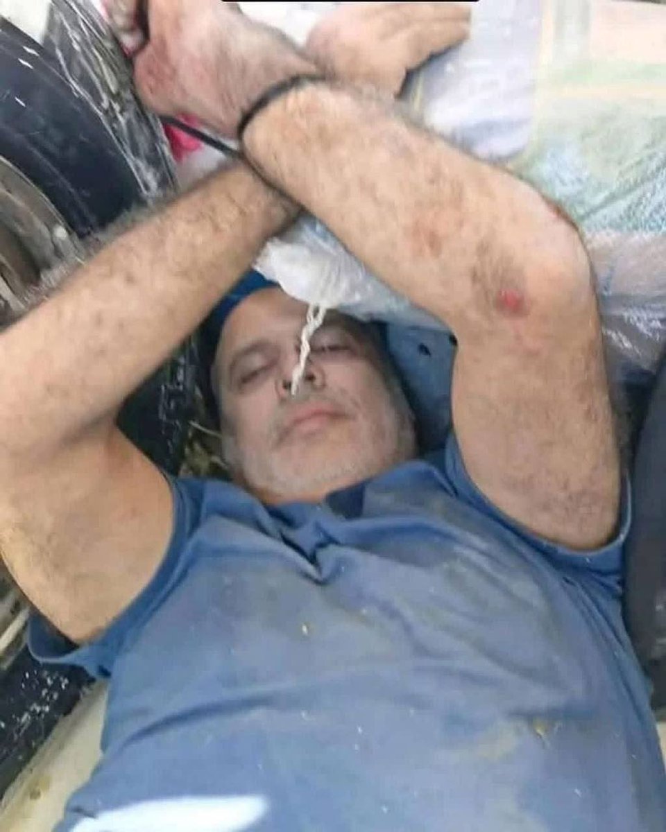 TheMossadIL's tweet photo. We are glad to report that Hamas's head of general security survived the famine. https://t.co/Rr8ltyTTIn