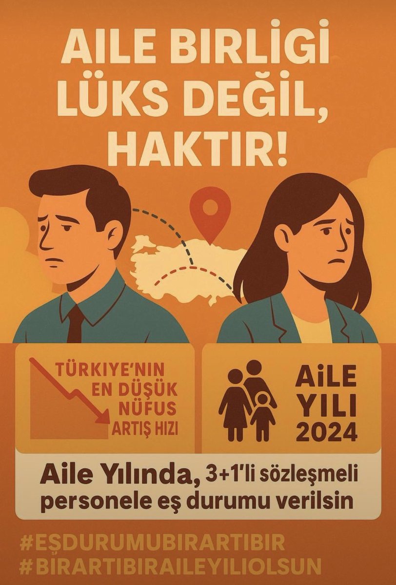 Fatmaozeer's tweet photo. @OnderKahveci @GAltunkas @Bengu Biz sizden lüks istemiyoruz kurduğumuz yuvamızı iki kamu personeli olarak aynı şehirde devam ettirmek istiyoruz. Bu mağduriyetten büyük daha ne olabilir @OnderKahveci #eşdurumu #ailebirliği https://t.co/uSlVQWHsst