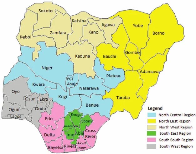 xquire147's tweet photo. Only Borno big pass all South east for map 😩 na northerners get this country, if to say them dey educated ni our country for don better pass this. Smh https://t.co/UR84eqKcVS