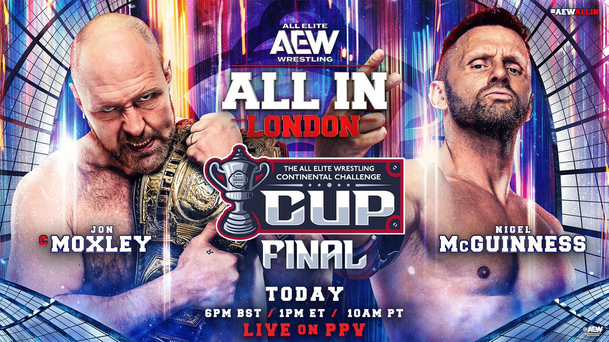 hz1c_'s tweet photo. (Jon Moxley VS. Nigel McGuinness)
Continental Challenge Cup Final
[AEW All In London 2026]
****½ 

هذا افضل نزال لنايجل منذ عودته  و يا عالم موكسلي في ليفل اخرر https://t.co/M7hpIM9p1z