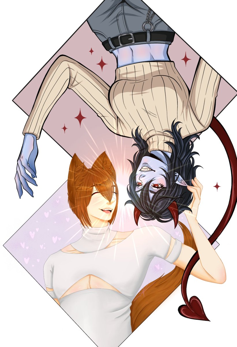 Red_Shameless_l's tweet photo. together with @KrisNedoX 
#art #artmoots #collab #OC #digitalart #digitalartists https://t.co/RRFibkepok