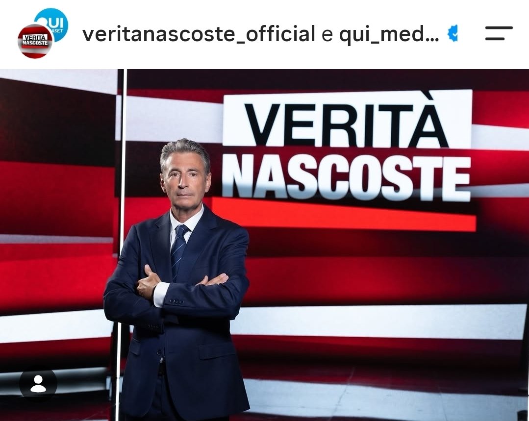 GennaioliV's tweet photo. Stasera tutti sintonizzati su @Veritanascoste4 #veritanascoste #mediaset per l'esordio di #miloinfante!
Special guests #Derensis e #bocellari per il caso di #Garlasco e verrà letta una lettera della madre di #Stasi, un momento toccante dopo anni di silenzio!
Condividi questo post e metti hashtag #veritanascoste e #Garlasco