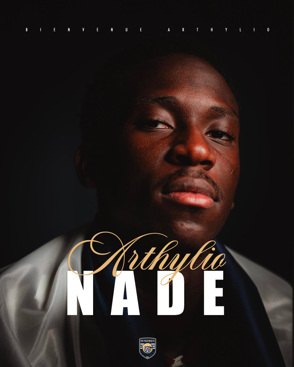 usldunkerque's tweet photo. Puissance, vitesse et efficacité devant le but 💥

L’attaquant Arthylio Nadé, quitte l’ESTAC et rejoint les Maritimes pour trois saisons, avec une année supplémentaire en option ✍️

Bienvenue sous tes nouvelles couleurs, Arthylio ! 💙🤍

#TeamUSLD https://t.co/jnPzmm3MjG