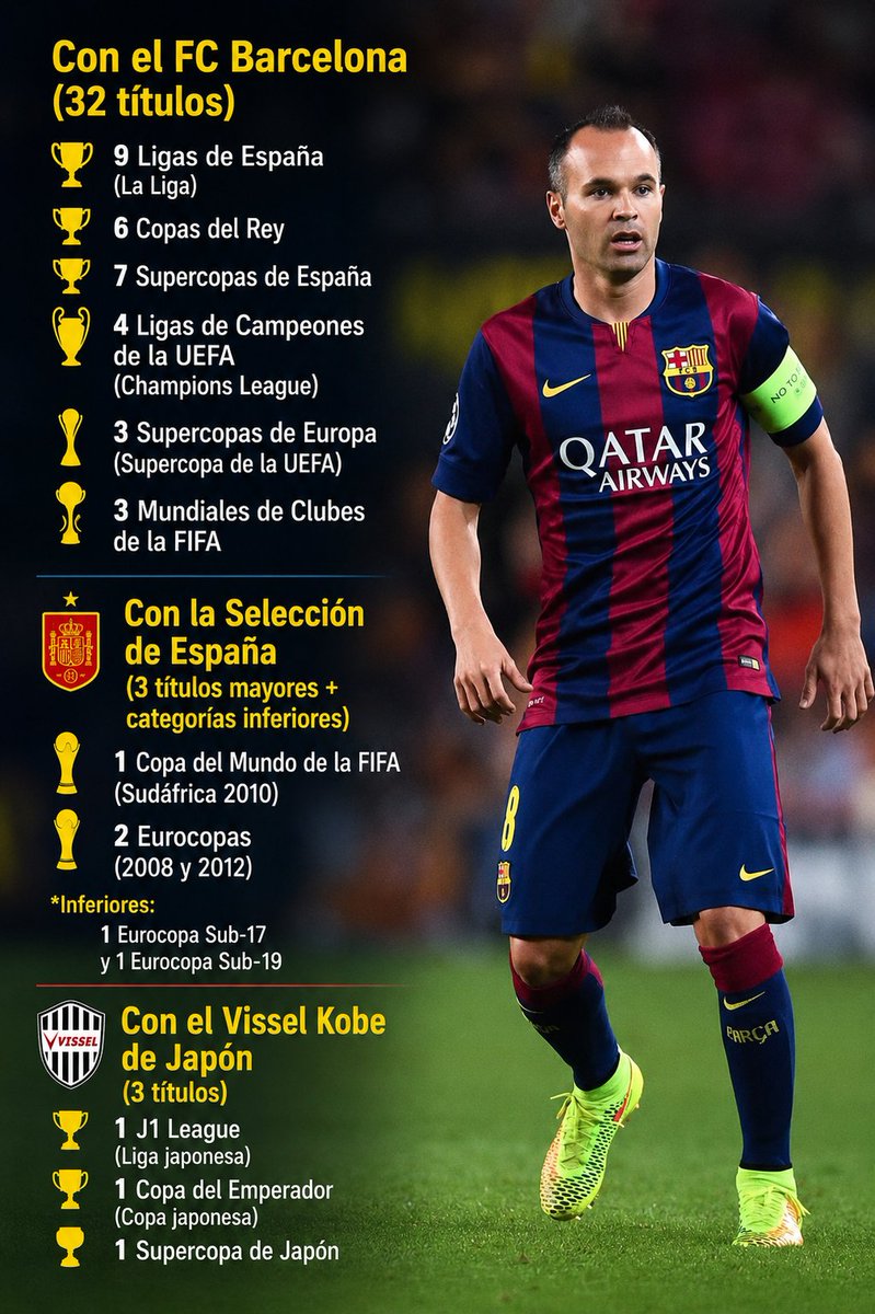 ISSSComunicaci1's tweet photo. @AdriRM33 LA IGNORANCIA ES ATREVIDA, ASÍ SE VE UN MADRIDISTA DICIENDO ESTUPIDECES, TE COMPARTO LA CÁTEDRA DE DON ANDRÉS INIESTA https://t.co/xB6j4Hzesh