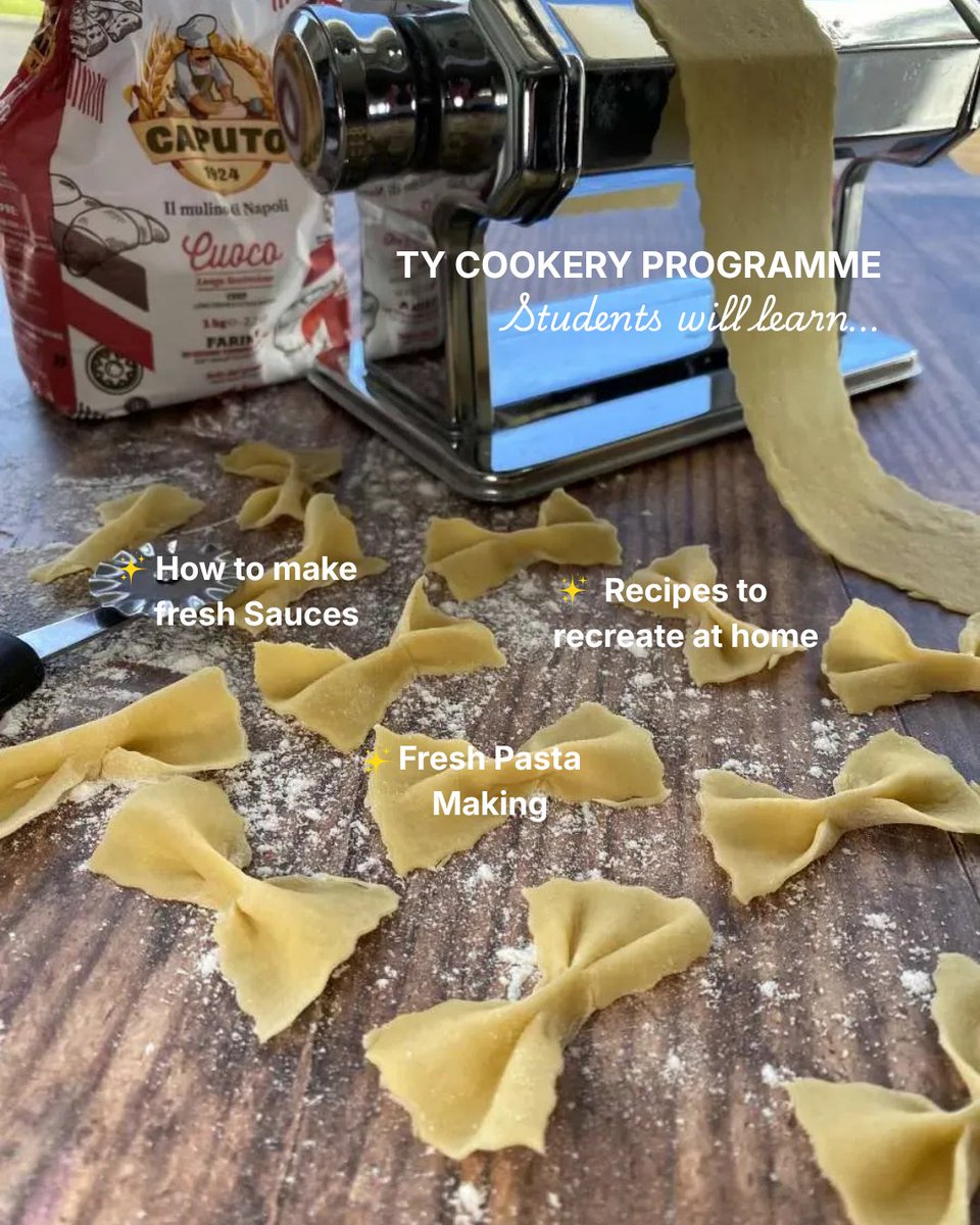 BallyknockenHCS's tweet photo. 👩‍🍳 Planning TY activities or school trips?

Our onsite TY Cookery Programme here at Ballyknocken Cookery School gives students a fun, hands-on experience while building cooking skills, confidence &amp; teamwork.

 Find out more 👉 https://t.co/NpgkKwlXcQ

#TransitionYear https://t.co/wUCV6OWlBT