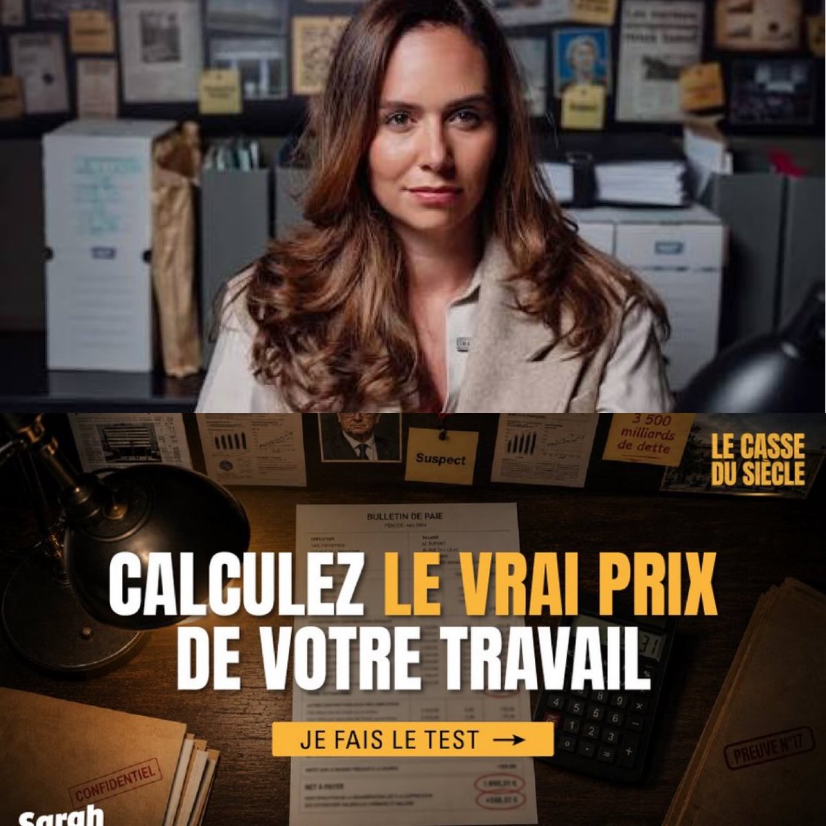 LBleuBlancRouge's tweet photo. 💣 Le simulateur du Casse du siècle produit par @knafo_sarah est en ligne 👏🏻

Inscrivez votre salaire sur https://t.co/ZeNDgEPTnG

et vous ne regarderez plus jamais votre fiche de paie de la même façon.

Testez-le.
Partagez votre résultat.

Faites tourner.
On veut vos retours en commentaire. ⤵️