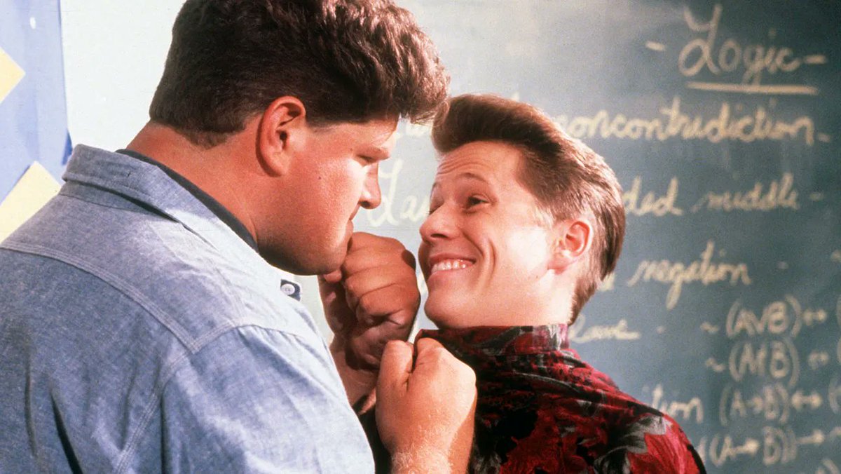 landofthe80s's tweet photo. On this date in 1990, “Parker Lewis Can't Lose,” starring Corin Nemec, premiered on Fox. 

BITE-SIZED FACT | The show was heavily influenced by the exaggerated visual style of “Ferris Bueller's Day Off,” including its breaking of the fourth wall and rapid-fire comedy. https://t.co/vZFHPOoPvm