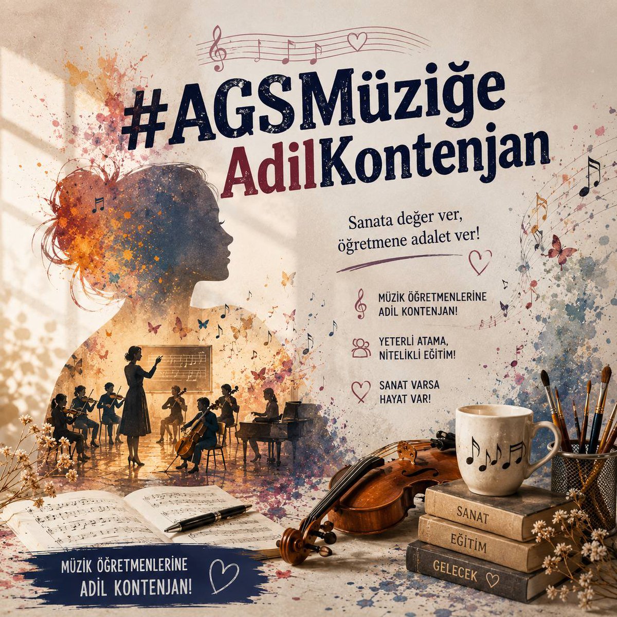 semakrdss's tweet photo. Keşfedilmeyi bekleyen binlerce yetenekli çocuk müzik öğretmenlerini bekliyor. #AGSMüziğeAdilKontenjan @TalipGeylan06 @edipuzen https://t.co/ipjYkKuV9T