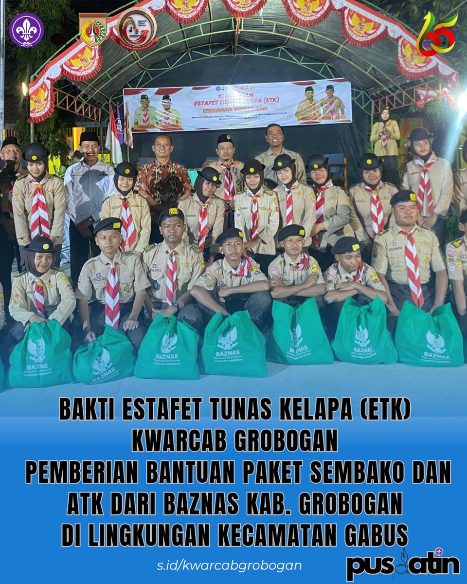 kwarcabgrobogan's tweet photo. Pemberian Bantuan Paket Sembako dan ATK dari Baznas Kab. Grobogan di Lingkungan Kecamatan Gabus merupakan Bukti Nyata Kegiatan Bakti bentuk kepedulian sosial yang sangat mulia serta Aksi ini dapat meringankan beban ekonomi yang nyata dalam menyambut Estafet Tunas Kelapa (ETK). https://t.co/oJYivCcCiG