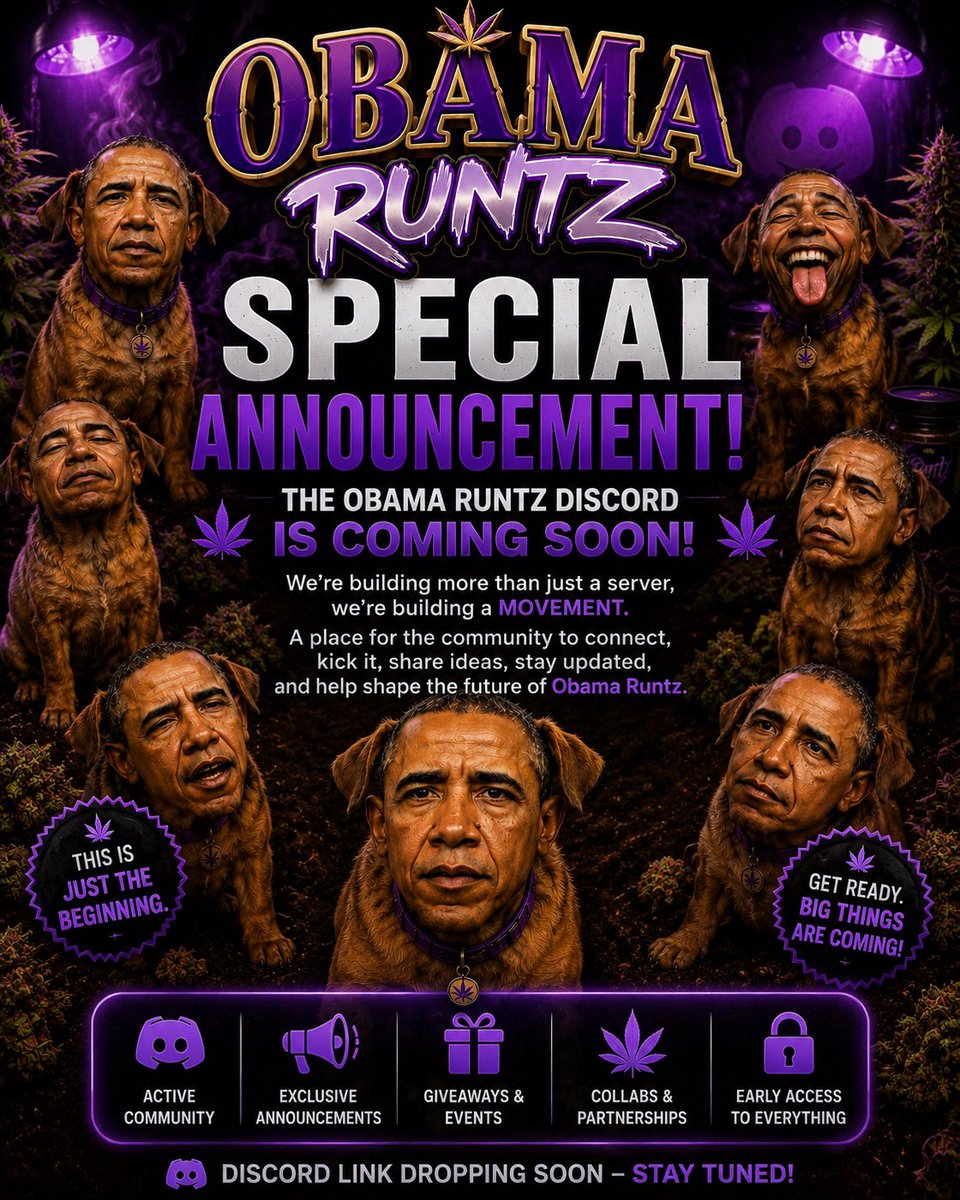 BlockingOutTheH's tweet photo. 👾OBAMA RUNTZ DISCORD👾
DROPPING SOON‼️ #sol #solana #pumpfun #discord #memecoin #memecoins https://t.co/xNgbYtkulO