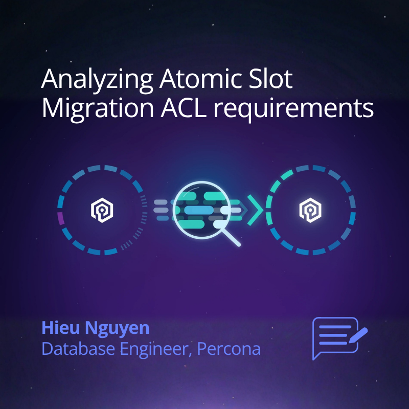 valkey_io's tweet photo. Atomic Slot Migration in Valkey 9.0 reuses replication internals but needs write ACL permissions to work. Hieu Nguyen breaks down why, and the exact primaryuser rules to set: 

https://t.co/TEaQNT8nxX

#Valkey #OpenSource #DistributedDatabase https://t.co/GzUd2B15os