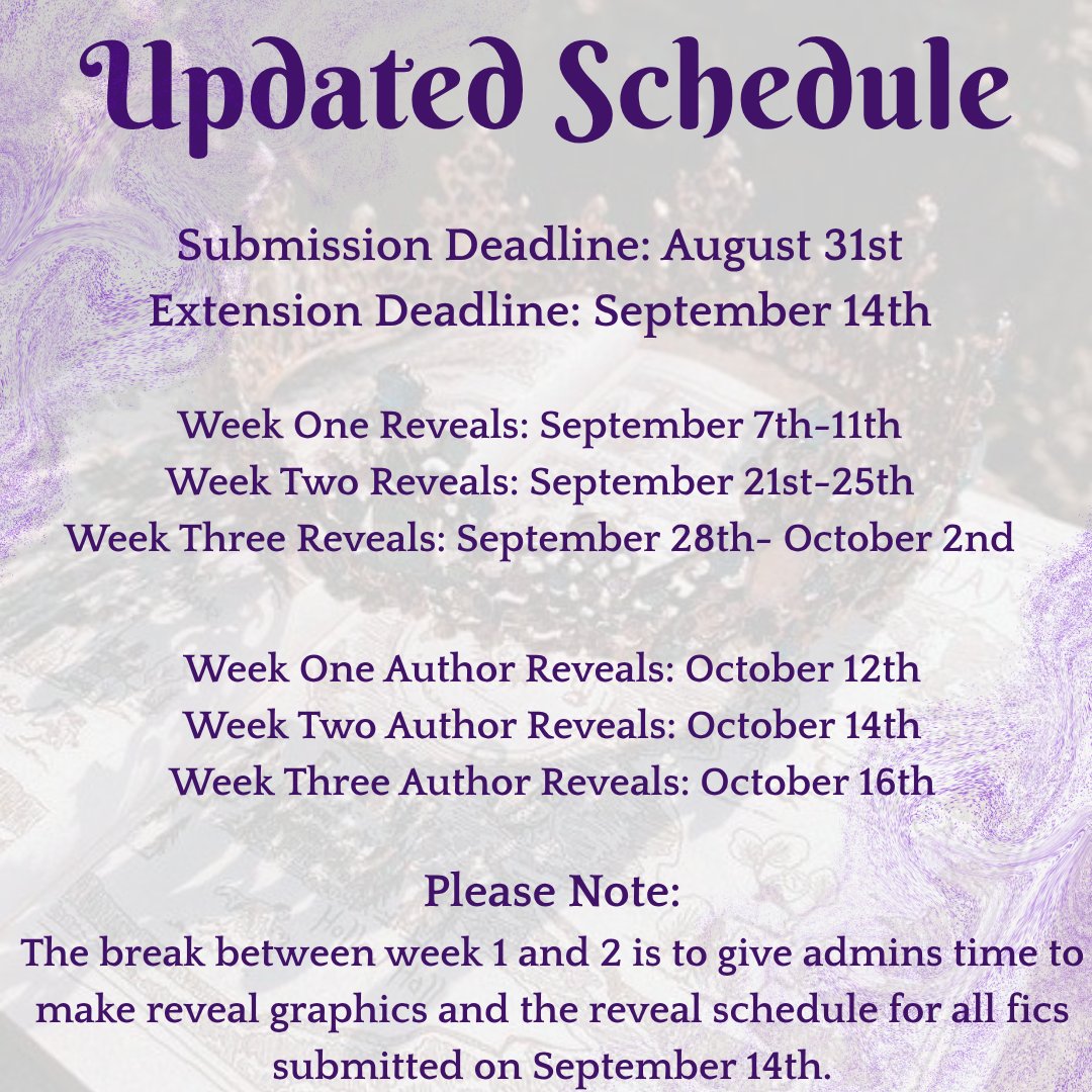 SKZFantasyFest's tweet photo. HEAR YE HEAR YE: our official schedule has been updated! Please refer to the graphic below for our new timelines! xoxo 🦄🔮🧚🍄 https://t.co/jw43M7vi5T