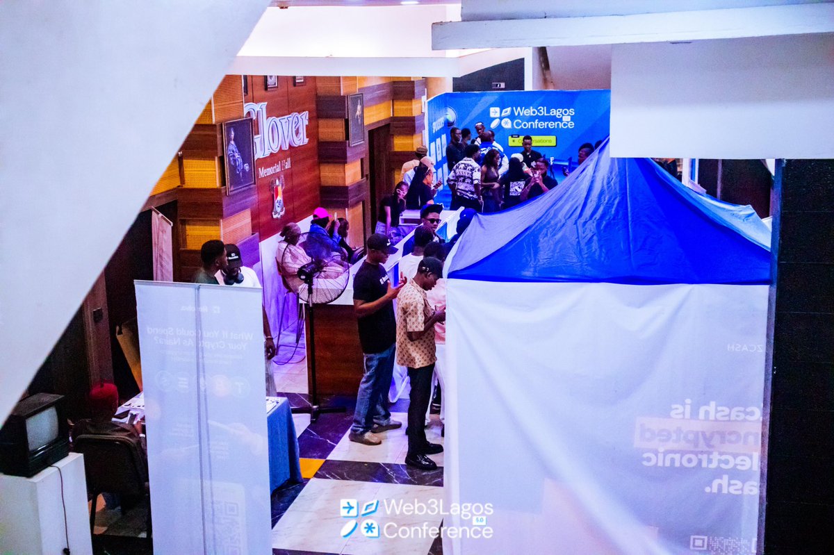 Web3LagosCon's tweet photo. Then, we got everybody checked in.
#W3LC5 #Conversations https://t.co/NOuQVRHW2V