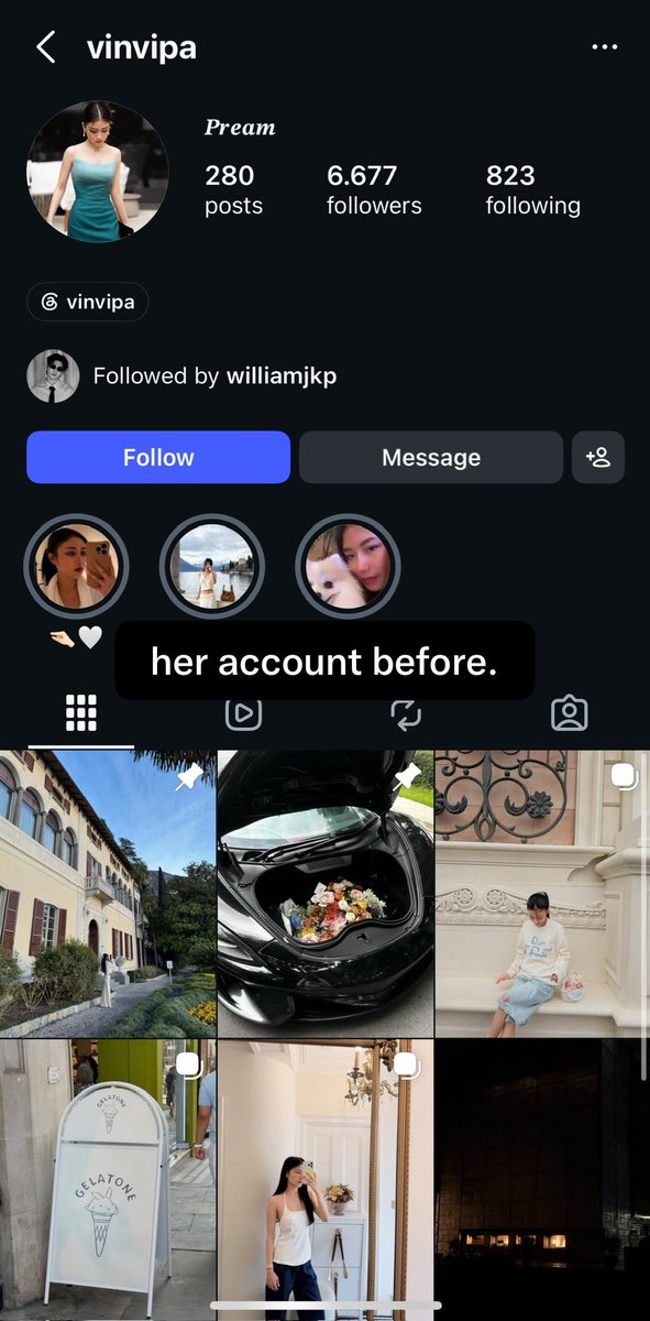JoongEstRest's tweet photo. Willam girlfriend deactivated her account…So… who is still going to tell that she isn’t #Williamjkp’s gf? 😂
We thought that she was:”just williy friend’s sis,only connected to his family professionally.”(even if,she stay his gf)So why deactivate your account? #williamest #lykn https://t.co/8g3ANOveuN