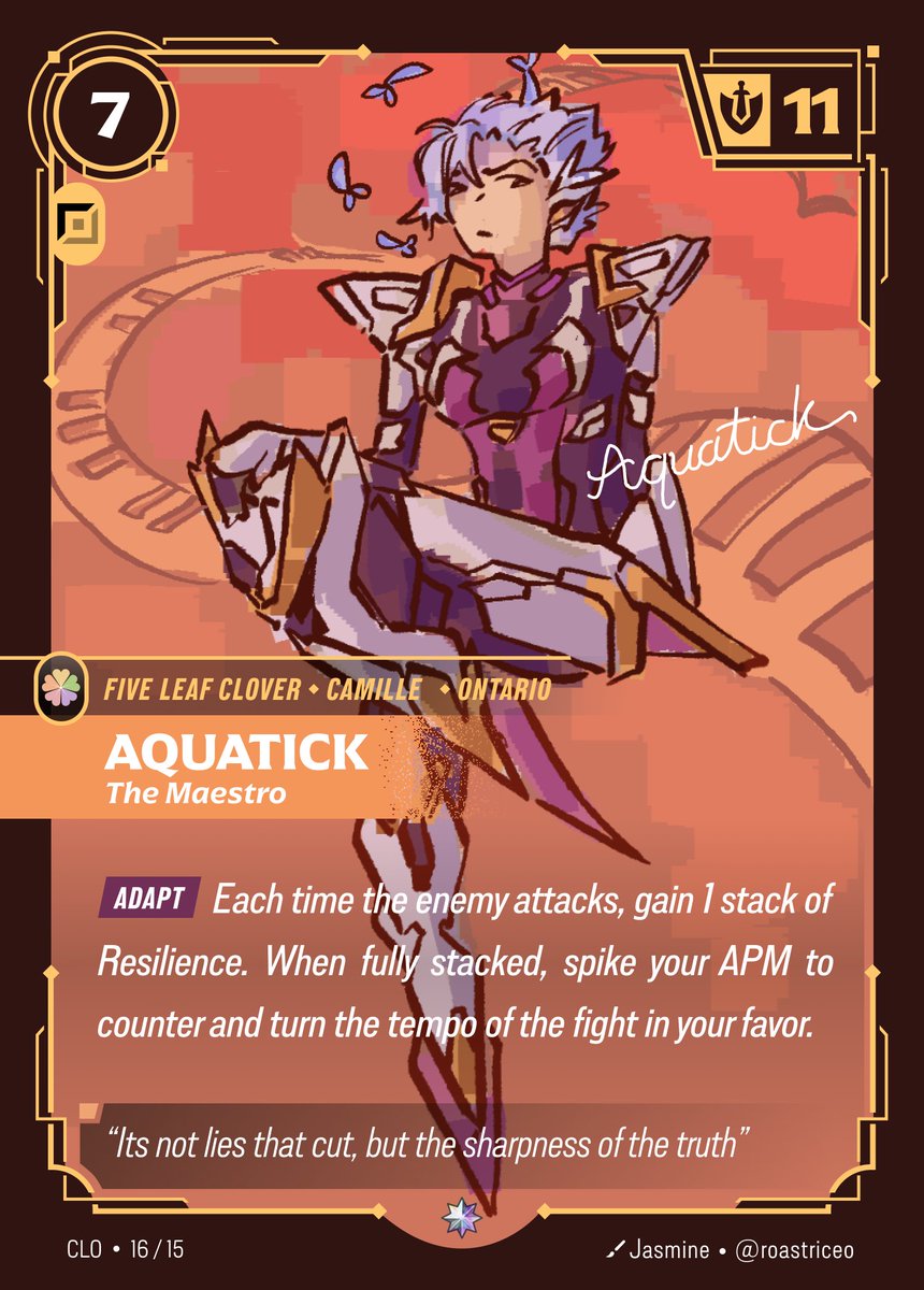 5LeafClovr's tweet photo. Master of blades and keys, @Aquatick14 is here to make a statement

🎨 @roastriceo https://t.co/NKX8LzJDX8
