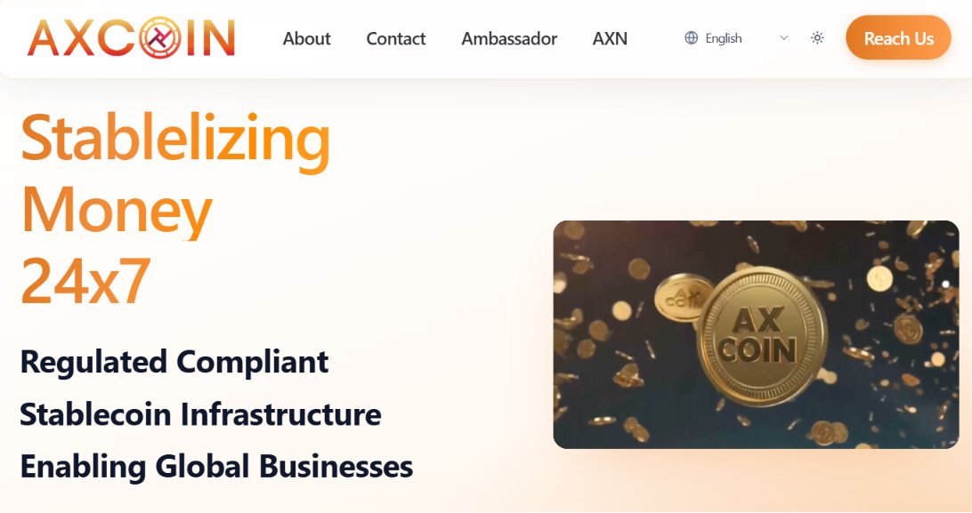 SU_Spectator's tweet photo. Stablecoins are quietly becoming real financial infrastructure.

$AXG is positioning directly inside that shift through AX Coin, focused on regulated and compliant stablecoin infrastructure for global businesses.

The bigger opportunity goes beyond crypto trading.

24/7 settlement.
Cross-border payments.
Tokenized assets.
On-chain finance.
As $COIN , $PYPL  and $ETH push digital payments and stablecoin adoption further into the mainstream, AXG is building its own piece of the ecosystem.
This is a trend worth watching closely.
