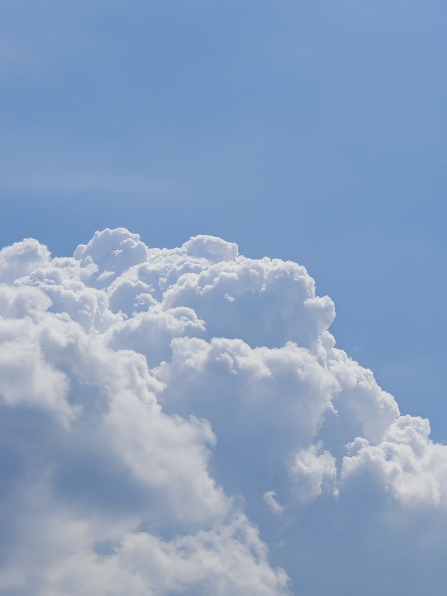 yungcath's tweet photo. the clouds are soooo fluffy today ☁️ https://t.co/FlsC8jLS74