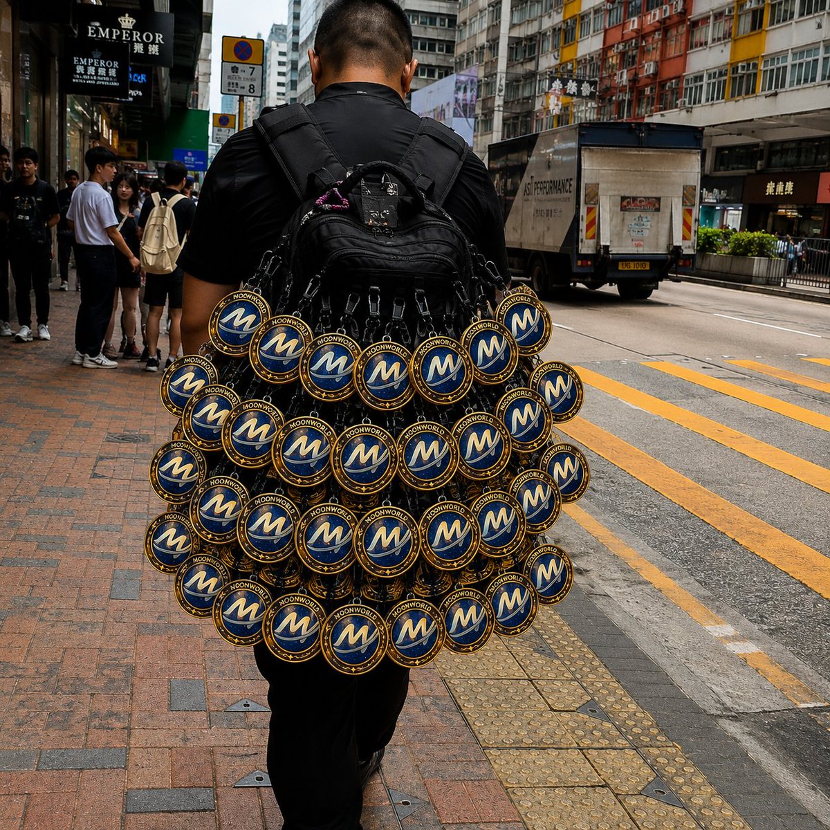 Moonworld_GM's tweet photo. Before packing my bag for work...
Today… I'm carrying the whole MOONWORLD bag with me! 🌕😂

Greatness comes from lots of coins,
but it's heavy because the dream is big! 🚀

MWLD — Carrying the moon with me 🌕💰

#MWLD 

Ca: 0x7c25440667c23873d7C61aA12dF669783ee16aB8 https://t.co/8Cmx7rcNoA