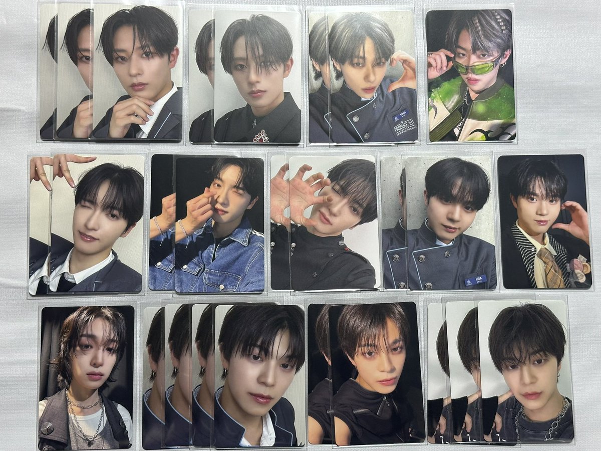 dadg7x's tweet photo. PRODUCE 101 JAPAN 新世界 日プ ファイナル KO1KEYZ ファンミ 7000円 特典 トレカ

【譲】 画像参照

【求】杉山＞安倍(最🩷＞🩷＞その他)
ファイナルは杉山のみ(制服＞コン評＞ポジ評)

同種同士の交換、条件の良い方優先
神戸9/9手渡し希望

検索からもお気軽にお声掛けください

 #KO1KEYZ交換 https://t.co/wcDivCrTXX