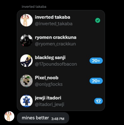 n1paullover's tweet photo. ACTUAL GENUINE THREAD ON @/INVERTED_TAKABA
first of all, here's all his accounts. https://t.co/Jal4kfuAlM