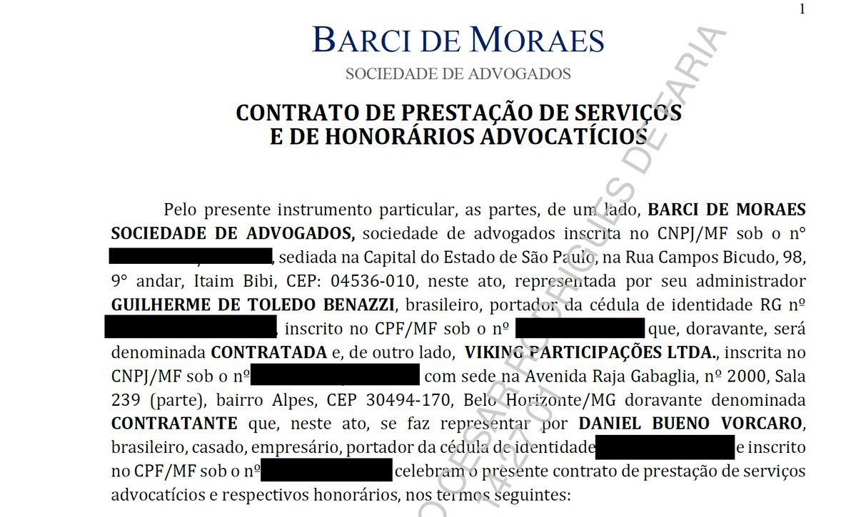 drpaulofaria22's tweet photo. A POLÍCIA FEDERAL enviou a André Mendonça (PET 12.662) um novo contrato de "honorários advocatícios" no valor de R$ 50.000.000,00 (cinquenta milhões de reais) supostamente celebrando entre o escritório BARCI DE MORAES e DANIEL VORCARO.

50 milhões!!!!!!!!!!!!!!

Além dos 129 milhões anteriores, MAIS 50 MILHÕES!!!!

O contrato é datado de 12 de maio de 2025.