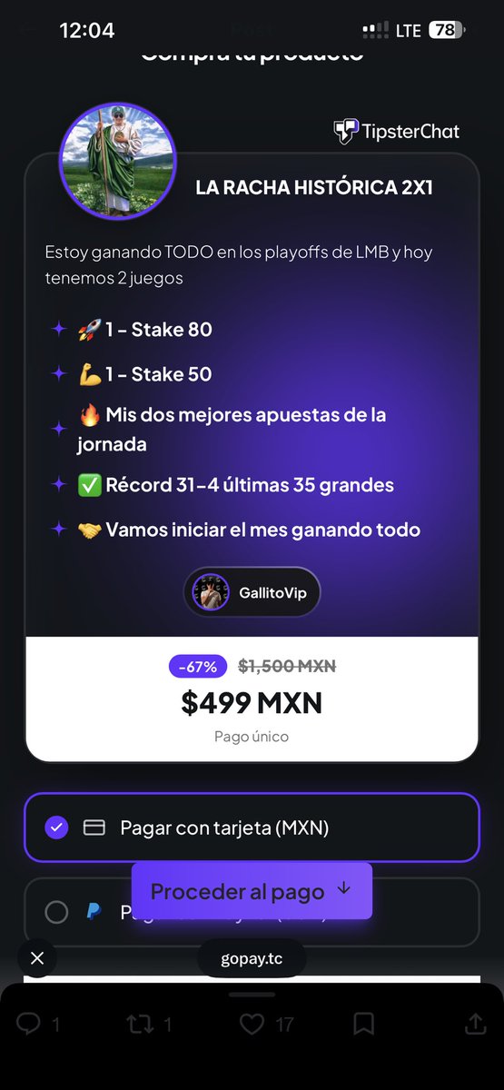 PicksElRey's tweet photo. LISTO EL STAKE 50 DE GALLITOVIP 🐓⚾️ EN MI GRUPO PREMIUM 👑

PRECIO ESPECIAL A LOS PRIMEROS 10 EN ESCRIBIRME ⚠️‼️

VAMOS POR LA RACHA DE 32 ✅ 4 ❌

📌 https://t.co/RKWSsvZinL https://t.co/wPSsHAJ5hR