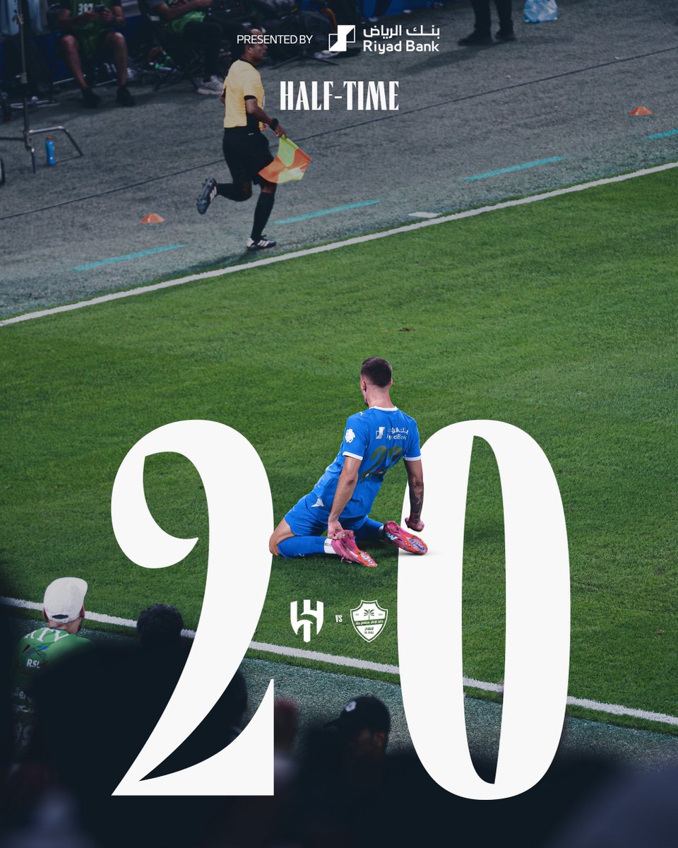 Alhilal_EN's tweet photo. We are up at the break 🤩 https://t.co/rPTtBXBanz