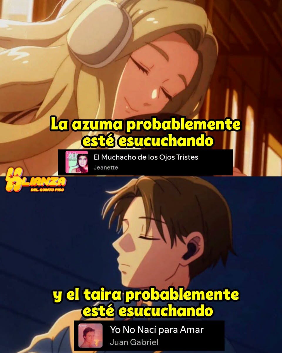 HctorCo55949274's tweet photo. QUE BUENA MÚSICA ESCUCHAN AZUMA Y TAIRA jajajajaja 🎵🎵🎵 https://t.co/vSqKkPjMqe
