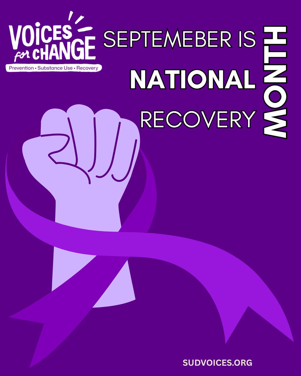 SUDVoices's tweet photo. September is National Recovery Month, and it's the right moment to re-introduce ourselves.

SUD Voices for Change is a new initiative bringing together people with lived experience to shape how California talks about and responds to substance use disorders. https://t.co/xyUf4zK6jL