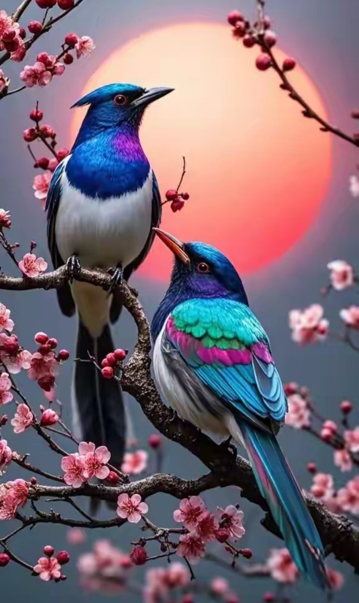 Draw61570837's tweet photo. Sunshine and bird songs, perfect for a lazy weekend by the window ， https://t.co/VWqfR6IlJQ
