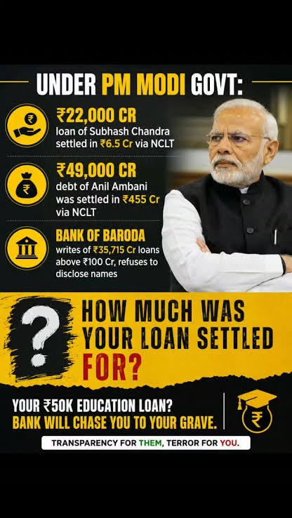 visal91's tweet photo. IBC was introduced in 2016 as a silver bullet to resolve bankruptcy/Insolvency in a TIME BOUND manner - i.e. 1 YEAR. It started off with reaping low-hanging fruits
However, the law was drafted in such way for people like #SubashChandra to extend ligitation to 4 years and only to pay pennies and weasel their way out. The loophole used in this case (Guarantor has little money left on hand and hence can pay only 0.03% back lol ) has now been plugged with an IBC Amendment 2026.
So far, the law has now been amended (>4 times) but only after the damage is done, each time
Since the time of loan disbursement, the orginal principal of ~5000 crores, accumulated interest, prolonged litigation time and failed recovery has only tied precious banking capital. Extend this scenario to 100s of other High Networth #NCLT Cases - Huge capital for e.g. can hypothetically fund free MDR for UPI payments for years , R&D for Cauvery Engine for AMCAs or the ever under-funded railway safety infra.
The penalty for flawed law-making by babus is eternally borne by poor tax payers:(
What we need is an overhauled executive (babus) to draft efficient laws and a vociferous but sane opposition to point out such flaws.
@FinMinIndia