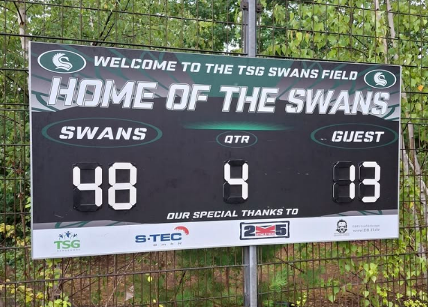 MariusBPetersen's tweet photo. Great game in Hamburg this past sunday. Great win (48-13) and ready to get back next week against the Hamburg Pioneers. https://t.co/gFZ89JR49W