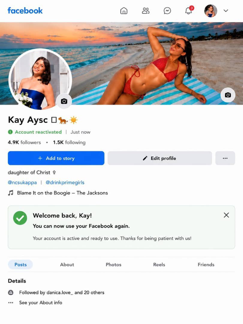 Cyber_sytt's tweet photo. This is a breakthrough, the Facebook account linked to Instagram already been reactivated, after disabled for 7months. The accounts is now active. https://t.co/BCV9gr3nmV