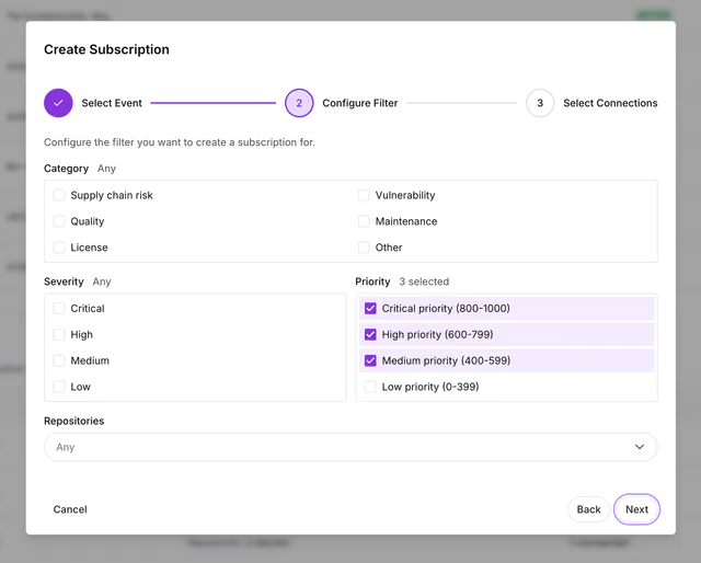 SocketSecurity's tweet photo. Configure Microsoft Teams notifications in Socket to:

→ Filter by category, severity, priority, or repo
→ Receive grouped digests without channel noise
→ See if campaigns affect your organization
→ Open details in Socket

⭐️ Available today → https://t.co/Hb8lATQURz https://t.co/PwZ8AeGKfh