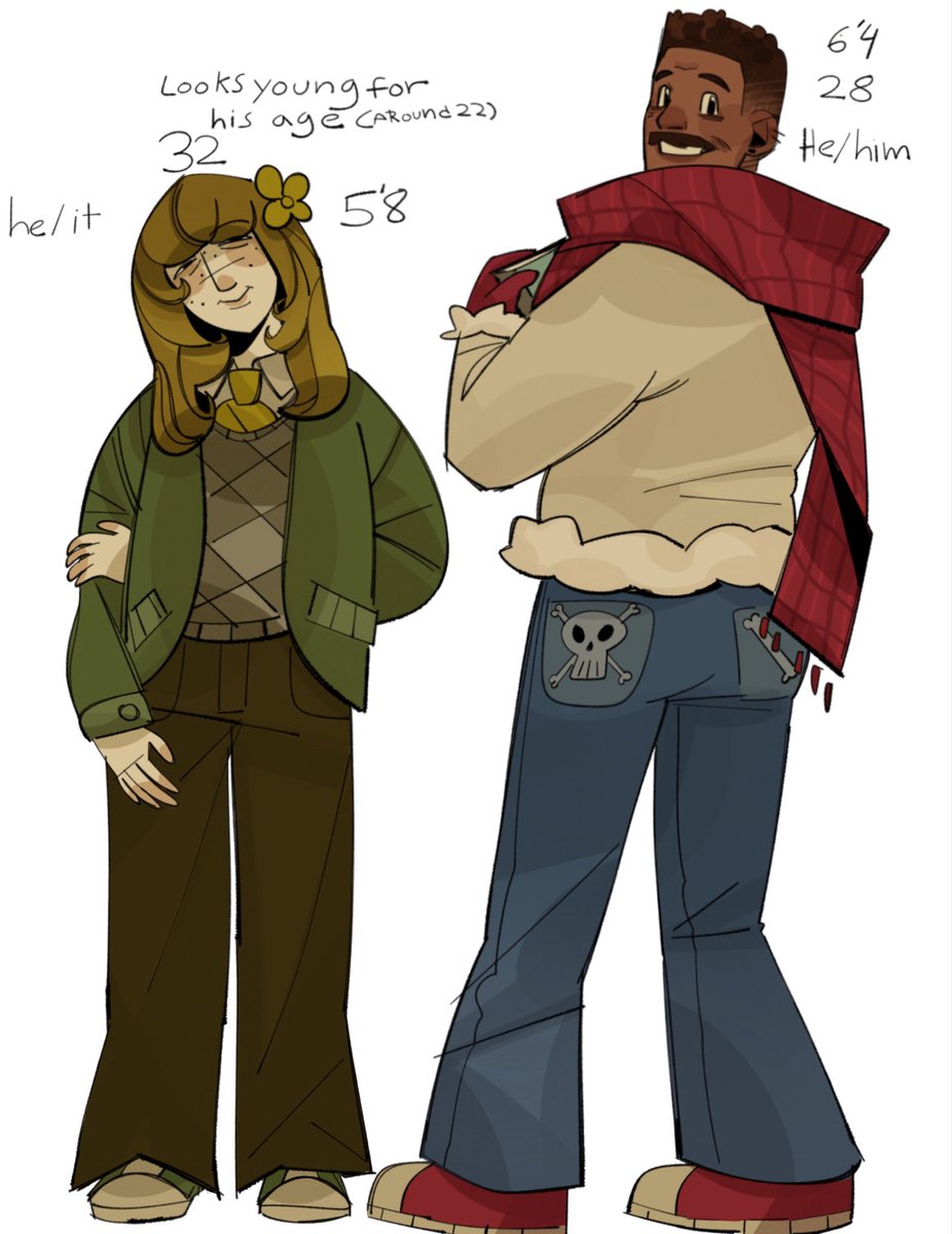 valintinesbear's tweet photo. Human flowey and papyrus designs yayyyy https://t.co/o2YcSGAG4q