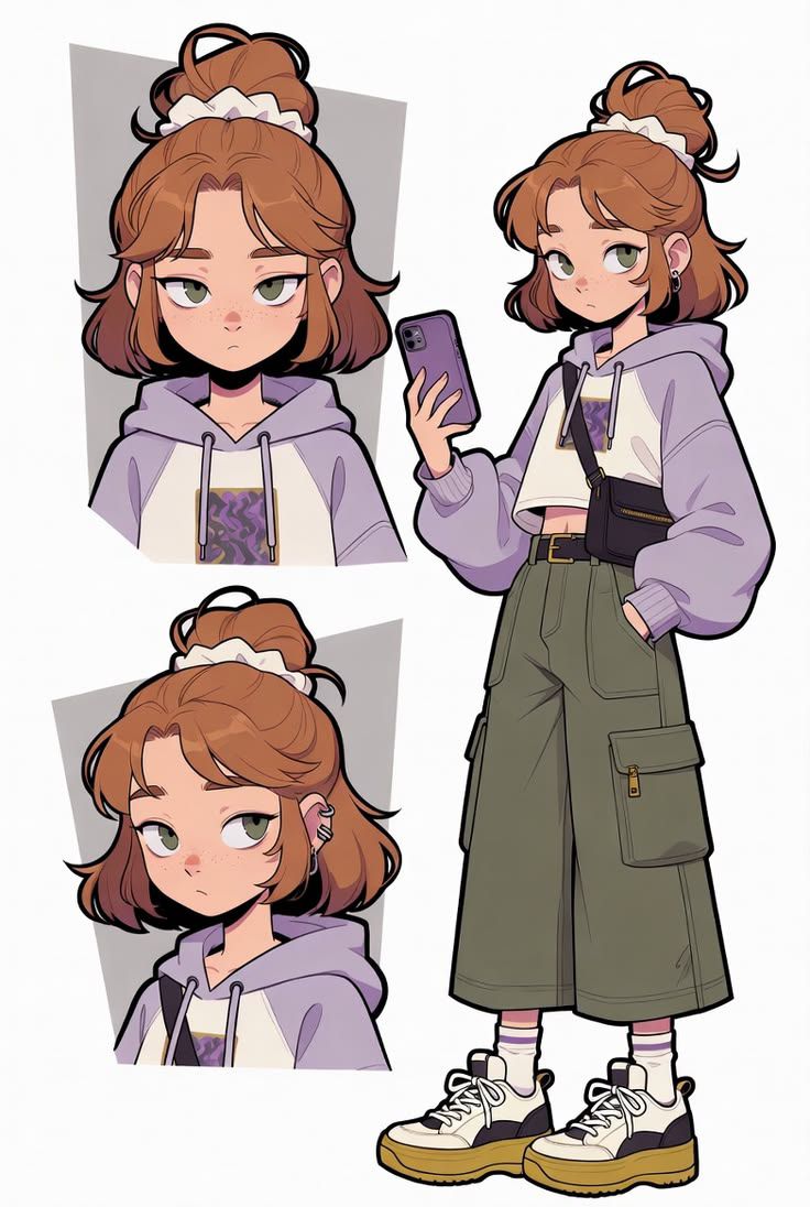 aliana_anne01's tweet photo. Cozy streetwear vibes, with a little attitude 💜✨

#AnimeGirl #AnimeArt #CuteAnime #AnimeFashion #CharacterDesign #CommissionOpen https://t.co/MbpBB4PZCf